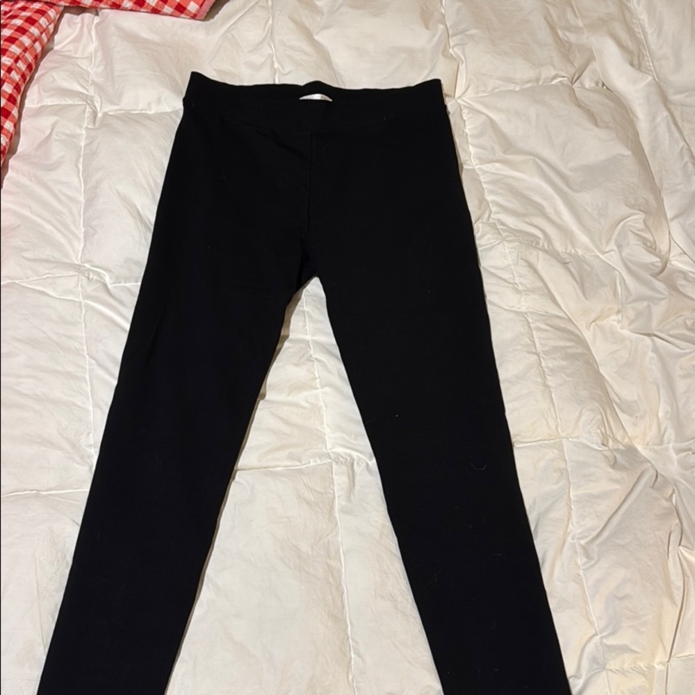 Medium weight black leggings